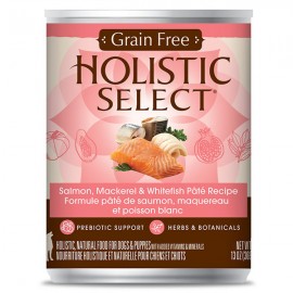 Holistic Select-活力滋三文魚、鯖魚及白魚肉配方﹙無穀物﹚天然狗罐頭 13oz Holistic Select-活力滋三文魚、鯖魚及白魚肉配方﹙無穀物﹚天然狗罐頭 13oz
